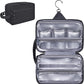 Toiletry Bag for Men, YKK Zippers Hanging Bathroom Shower Hygiene Bag with Metal XXL Swivel Hook, Big Comparment, Waterproof for Travel Accessories