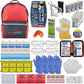 Ready America 72 Hour Deluxe Emergency Kit, 4-Person 3-Day Backpack, First Aid Kit, Survival Blanket, Power Station, Emergency Food, Portable Disaster Preparedness Go-Bag for Earthquake, Fire, Flood