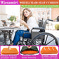 Plus Size Gel Seat Cushion for Long Sitting, Extra Large and Thick, Seat Cushion for Back, Sciatica, Hip, Tailbone Pain Relief , Used for the Office, Wheelchair, Car, Truck, Recliner, Stadium.(Orange)