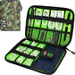 Electronics Organizer,Travel Cord Organizer Pouch, Portable Cable Organizer Bags,Travel Electronic Accessories Storage Case for Cables, Cords, Charger, Phone (CamouflageGreen)