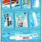 Freegrace Premium Hanging Toiletry Travel Bag - Cosmetic, Jewelry, Toiletry & Accessory Storage Organizer Bag, Large Size, Various Compartments