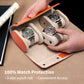 MOZSLY Watch Roll Travel Case 3 Slots Portable Watches Box Organizer Storage Holder Pattern PU Leather