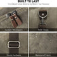 Wildroad Waxed Canvas Duffle Bag - 50L Waterproof Weekender Overnight Travel Bag - Roamly