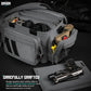 Savior Equipment Specialist Series Tactical Triple Pistol Shooting Range Hunting Duffle Bag Gun Carrying Case, Rigid Compartment Frame, Lockable Zippers