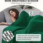 L'AGRATY Knitted Weighted Blanket - 50"x60" 7lbs Cooling Chunky Knit Heavy Blanket for Adults Braided Crochet Throw Thick Cable Yarn Knit Decorative No Beads Evenly Weighted Machine Washable