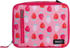 PackIt Freezable Classic Lunch Box, Sweet Strawberry, Built with ECOFREEZE Technology, Collapsible, Reusable, Zip Closure With Zip Front Pocket and Buckle Handle, Designed for Fresh Lunch On the Go