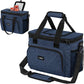 OPUX Soft Cooler Bag, Insulated Collapsible Lunch Cooler Tote for Men Work Camping Beach Travel, Portable Soft Sided Leakproof Waterproof Large Lunch Bag Box with Shoulder Strap 30 Cans, Heather Navy