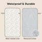 KeaBabies Portable Diaper Changing Pad, Easy Wipe Clean - Foldable Waterproof Baby Changing Mat for Diaper Bag, Compact, Lightweight, 25x13 Baby Changer Travel Essential, Machine Washable (Prairie)