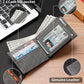 Mens Wallet Bifold Genuine Leather RFID Blocking Wallet for Men with 1 ID Windows 13 Card Holders 2 cash pockets 1 Gift Box