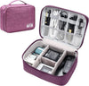 Electronics Organizer Travel Universal Cable Organizer Bag Waterproof Electronics Accessories Storage Cases for Cable, Charger, Phone, USB, SD Card, Hard Drives, Power Bank, Cords