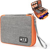 Luxtude Travel Cable Organizer Bag, Electronic Organizer Travel Case Large, Cord Organizers Bag, Tech Bag for Cable Storage/Cord Storage/iPad Pro(up to 11")/Wall Charger/Electronic Accessories