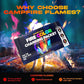 Magic Campfire Fire Color Changing Packets for Fire Pit (10 Pack) Outdoor Fireplaces & Bonfires, Rainbow Colored Flames - Perfect Camping Essential & Accessories - Must Have for Kids & Adults