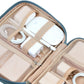 NISHEL Travel Cord Organizer Case, Tech Electronic Bag, Essentials for Charger, Cable, Phone, Hard Drive, USB, SD Card, Lake-Blue