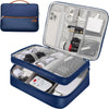 Electronic Organizer Travel Case, Travel Cord Organizer Case Portable Waterproof Cable Organizer Bag for Charger, Cord, USB, Power Bank, Earphone