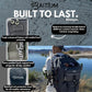 Baitium Fishing Backpack, Tackle Bag With Rod Holders, 40L Capacity With Cooler, Rain Cover, Insulated Pocket, 4 Tackle Trays Included - (Grey)