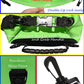 Freegrace Waterproof Dry Bags Set of 3 Dry Bag with 2 Zip Lock Seals & Detachable Shoulder Strap, Waist Pouch & Phone Case - Can Be Submerged Into Water (Green, 20L)