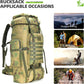 King'sGuard 70L Camping Hiking Backpack Tactical Backpack Military Molle Rucksack Backpack for Outdoor - Roamly