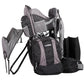 2-in 1 Baby Backpack Carrier - Ergonomic Toddler Hiking/Baby Hiking Backpack Carrier with Removable Bag, Diaper Change Pad, Insulated Pocket + Rain and Sun Hood to Protect Your Child