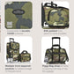 U.S. Traveler Rio Rugged Fabric Expandable Carry-on Luggage, Rolling Suitcase, Camouflage, 2 Wheel Set