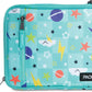 PackIt Freezable Classic Lunch Box, Happy Clouds, Built with ECOFREEZE Technology, Fully Freezable, Collapsible, Reusable, With Zip Front Pocket and Buckle Handle, Designed for Fresh Lunch On the Go
