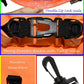 Freegrace Waterproof Dry Bags Set of 3 Dry Bag with 2 Zip Lock Seals & Detachable Shoulder Strap, Waist Pouch & Phone Case - Can Be Submerged Into Water - for Swimming (Orange, 5L)
