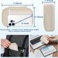 Electronics Organizer,Travel Cord Organizer Pouch, Portable Cable Organizer Bags, Waterproof Electronic Accessories Storage Case for Cables, Cords, Charger, Phone (Single Layer-Small-Beige)