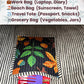 Cotton Quilted Tote Bag for Women – Large Beach & Travel Tote with Zipper, Reusable Grocery Bag