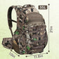 Hunting Backpack with Waterproof Rain Cover, 35L Hunting Backpacks for Men, Durable Large Capacity Hunting Day Pack with Rifle Bow Holder