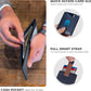 SERMAN BRANDS RFID Blocking Slim Bifold Genuine Leather Thin Minimalist Front Pocket Wallets for Men Billfold Wallet Men Gift