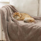 UGG Whitecap Plush Throw Blanket Fleece Lightweight Soft Throw for Couch or Bed Luxury Home Decor for Living Room Washable Hypoallergenic Blankets for Dorm Decor, 50-inch x 70-inch, Light Fawn Brown