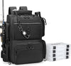 Rabjen Fishing Tackle Backpack with Rod Holders, Bottle Holder, Storage Bag Store Fishing Gear