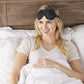 Bucky Ultralight Travel & Sleep Chevron Eye Mask, Black, One Size