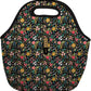 Sok It LunchTote Zippered Bag Insulated Neoprene Caddy (English Garden Picnic, Large 4.5 Quart Lunch Tote)