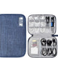 CILLA Travel Cord Organizer Case, Portable Waterproof Storage Bag for Charger, Cord, USB, Power Bank, Earphone, SD Card, Travel Essentials