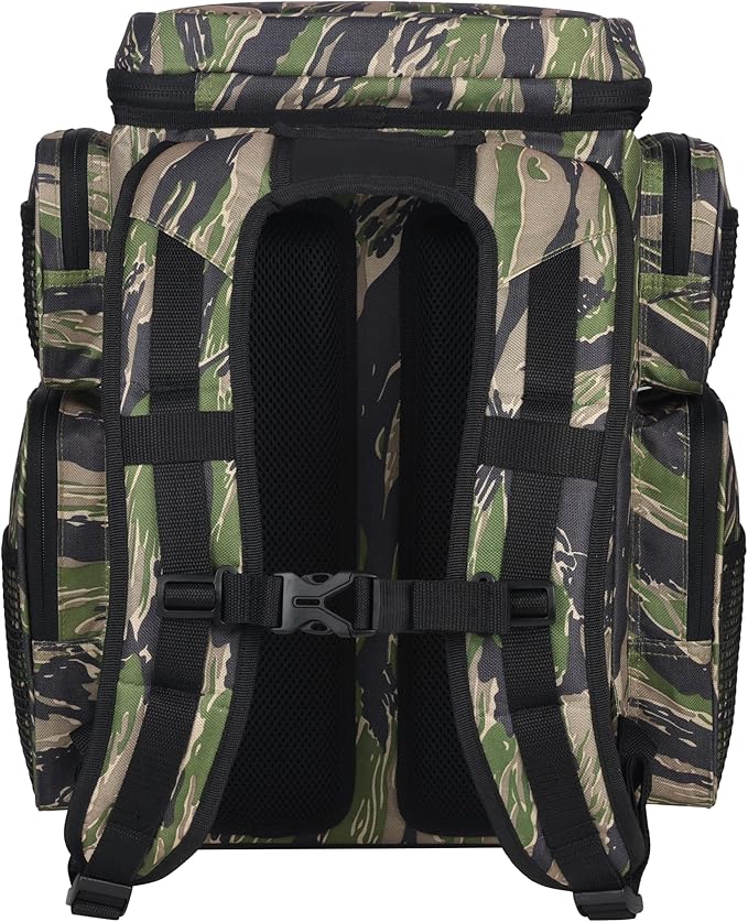 Evolution Fishing Drift Series Tackle Backpack, Outdoor Rucksack w/ 6 Fishing Tackle Trays, Heavy Duty