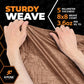 Multipurpose Protective Cover Brown Poly Tarp 10' x 12' - Durable, Water Resistant, Weather Resistant - 5 Mil Thick Polyethylene - by Xpose Safety