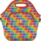 Sok It LunchTote Zippered Bag Insulated Neoprene Caddy (Work of Art, X-Large 6.5 Quart Lunch Tote)