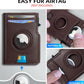 Airtag Wallet for Men,with Money Clip 10 Cards Metal Case Smart Slim Pop Up Credit Card Holder Flip with Magnetic Closure RFID Blocking wallet with Gift Box