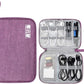 CILLA Travel Cord Organizer Case, Portable Waterproof Storage Bag for Charger, Cord, USB, Power Bank, Earphone, SD Card, Travel Essentials