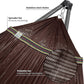 Tranquillo Universal Hammock with Stands Electro Static Coated Steel, Adjustable Foldable Hammock Stand with 2 Layered Polyester Net and Carry Bag for 2 Persons (Combo - Brown)