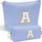 YOOLIFE Teen Girl Gifts | Makeup Bag | Cosmetic Bag | Travel Toiletry Bag | Gifts for Teacher Teen Girls Girlfriend Bridal Shower | Birthday Gifts for Kids | 15 14 13 Year Old Girl Gifts Blue A - Roamly