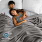 Bare Home Fleece Blanket - Giant Size - Ultra-Soft Lightweight for Bed, Sofa, and Couch - Luxury Microplush - Cozy Warm Blanket (Giant, Grey)