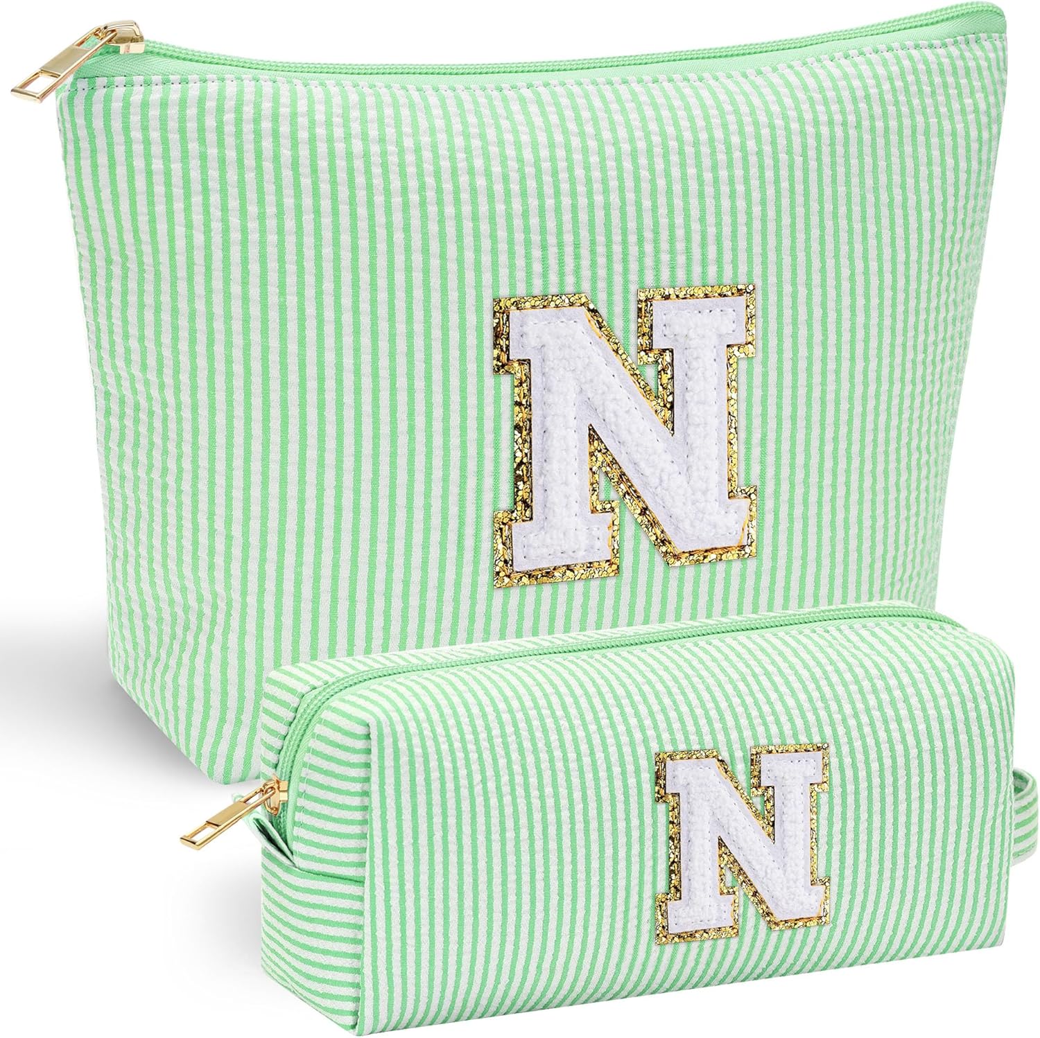 YOOLIFE Personalized Gifts for Women, Travel Makeup Bag Cosmetic Bag Skin Care Bag Cute Makeup Bag Sister Wife Friend Engagement Wedding Gifts for Women Tween Girls Trendy Stuff Thank You Gift N - Roamly