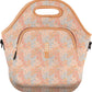 Sok It LunchTote Zippered Bag Insulated Neoprene Caddy (Dainty Florals, X-Large 6.5 Quart Lunch Tote)