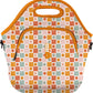 Sok It LunchTote Zippered Bag Insulated Neoprene Caddy (Boho Floral, X-Large 6.5 Quart Lunch Tote)