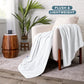 Bare Home Polar Fleece Blanket - Full/Queen - White - Warm & Cozy - Premium Fleece Throw for Bed, Sofa, Camping, Travel and Cold Nights - Lightweight Blanket (Full/Queen, White)