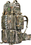 Hunting Backpack for Men, 60/80L Camo Backpack with Waterproof Rain Cover, 600D Hunting Pack for Hunters