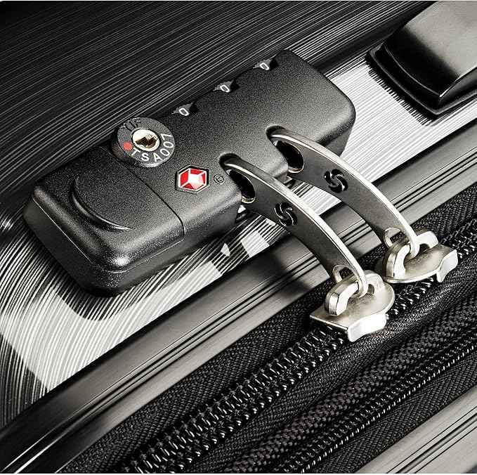 Samsonite Winfield 2 - 20-Inch Hardside Luggage with 360° Spinner Wheels, TSA Lock, Airline Approved - Charcoal