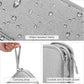 FYY Travel Electronic Cable Organizer Bag, Pouch Electronic Accessories Carry Case Portable Waterproof Double Layers Storage Bag for Cable, Cord, Charger, Phone, Earphone, Medium Size, Grey