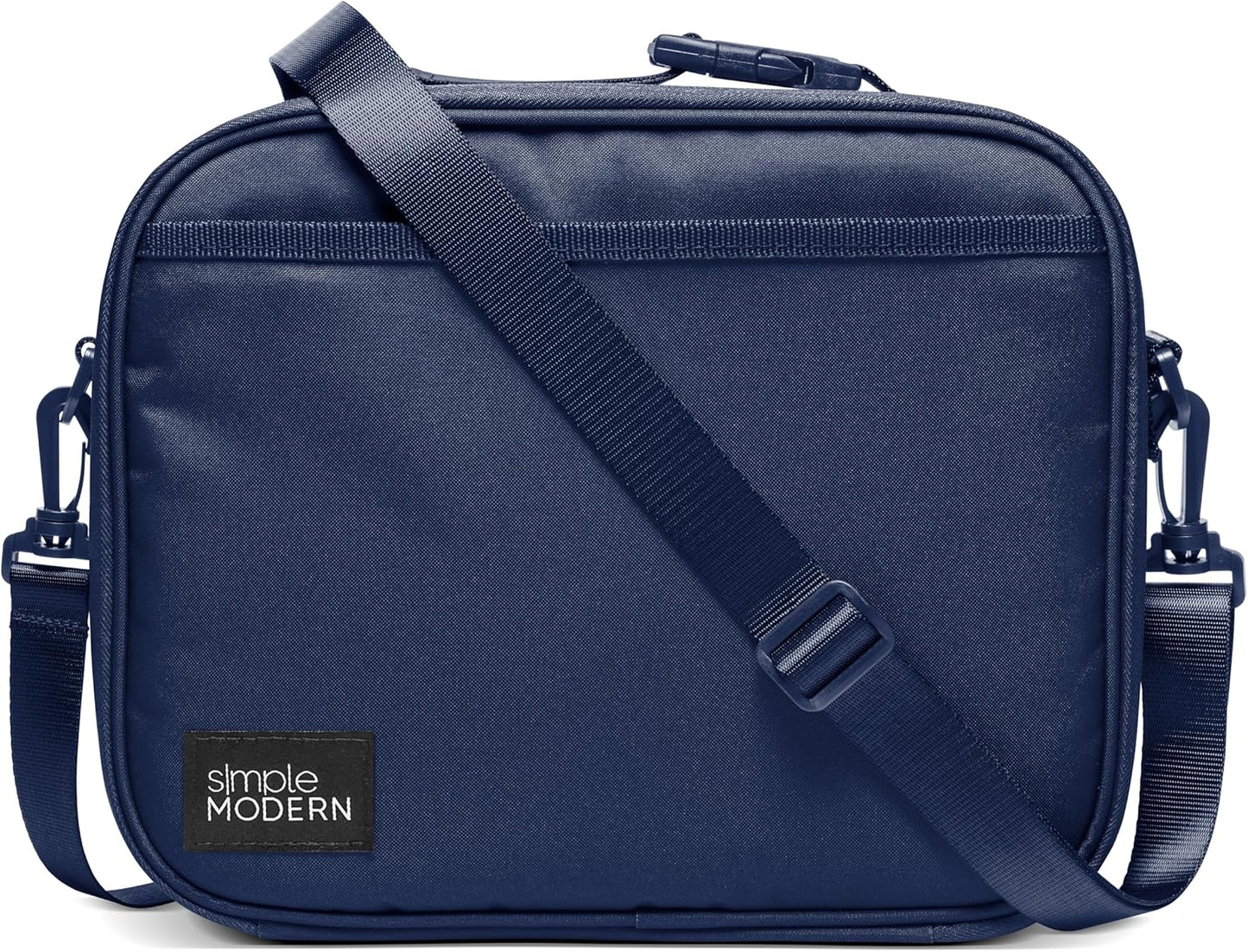 Simple Modern Hadley with Shoulder Strap | Lunch Box for Kids, Teens, and Adults | Insulated Bag for Girls, Boys, Women, Men | Meal Containers with Exterior and Interior Pockets | Navy